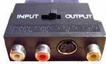 ADAPTATEUR PERITEL SVHS AUDIO IN-OUT DORE